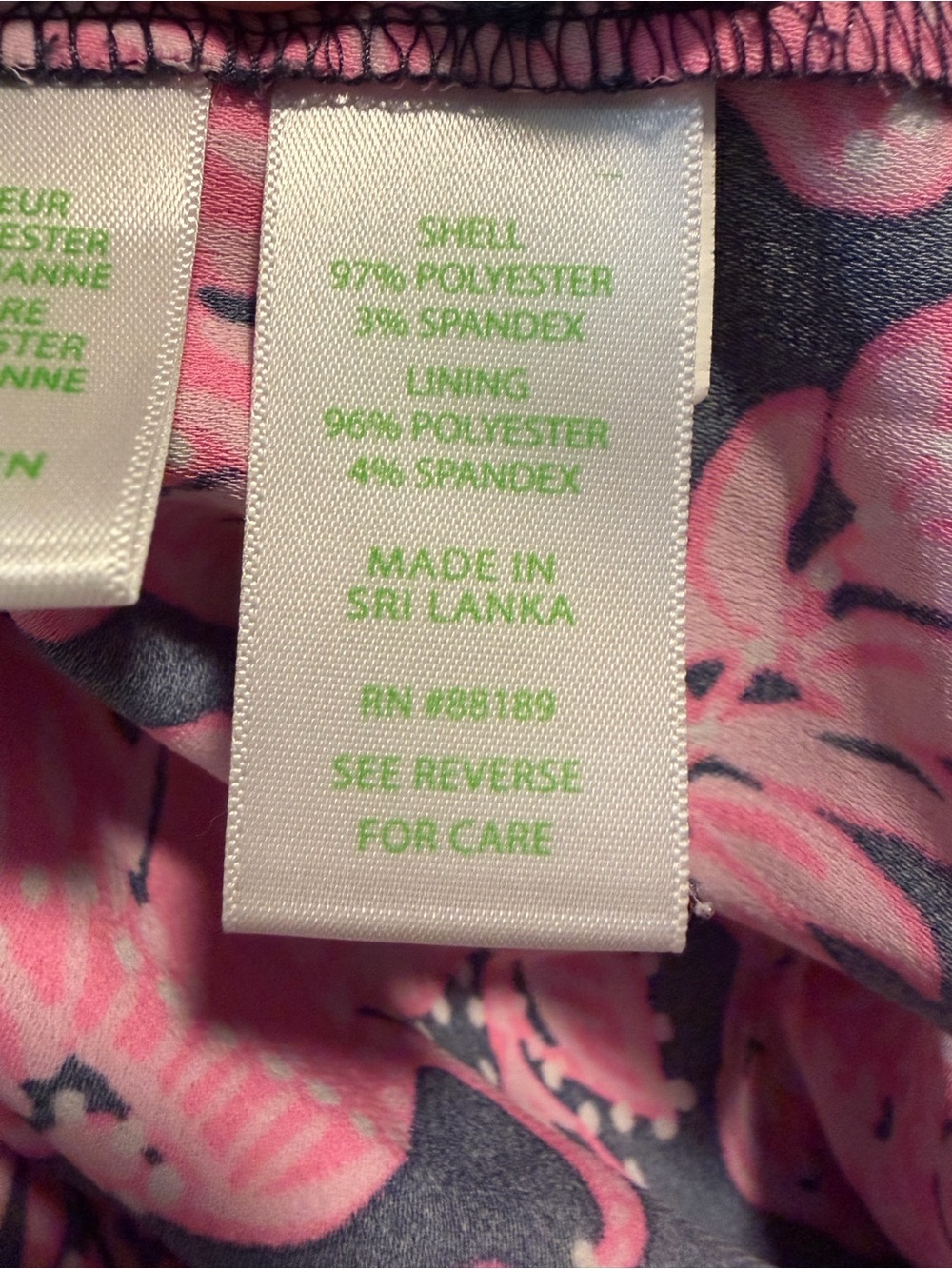 Lilly Pulitzer Blanca Stretch Romper High Tide Navy Perfect Pair Print Size 16 - Picture 4 of 16